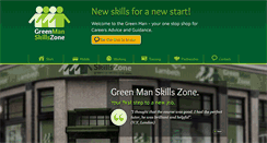 Desktop Screenshot of greenmanskillszone.com